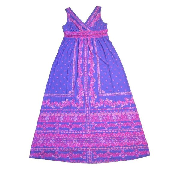 NWT Lilly Pulitzer Margarita Maxi in Mystical Purple Coral Craze Dress XL